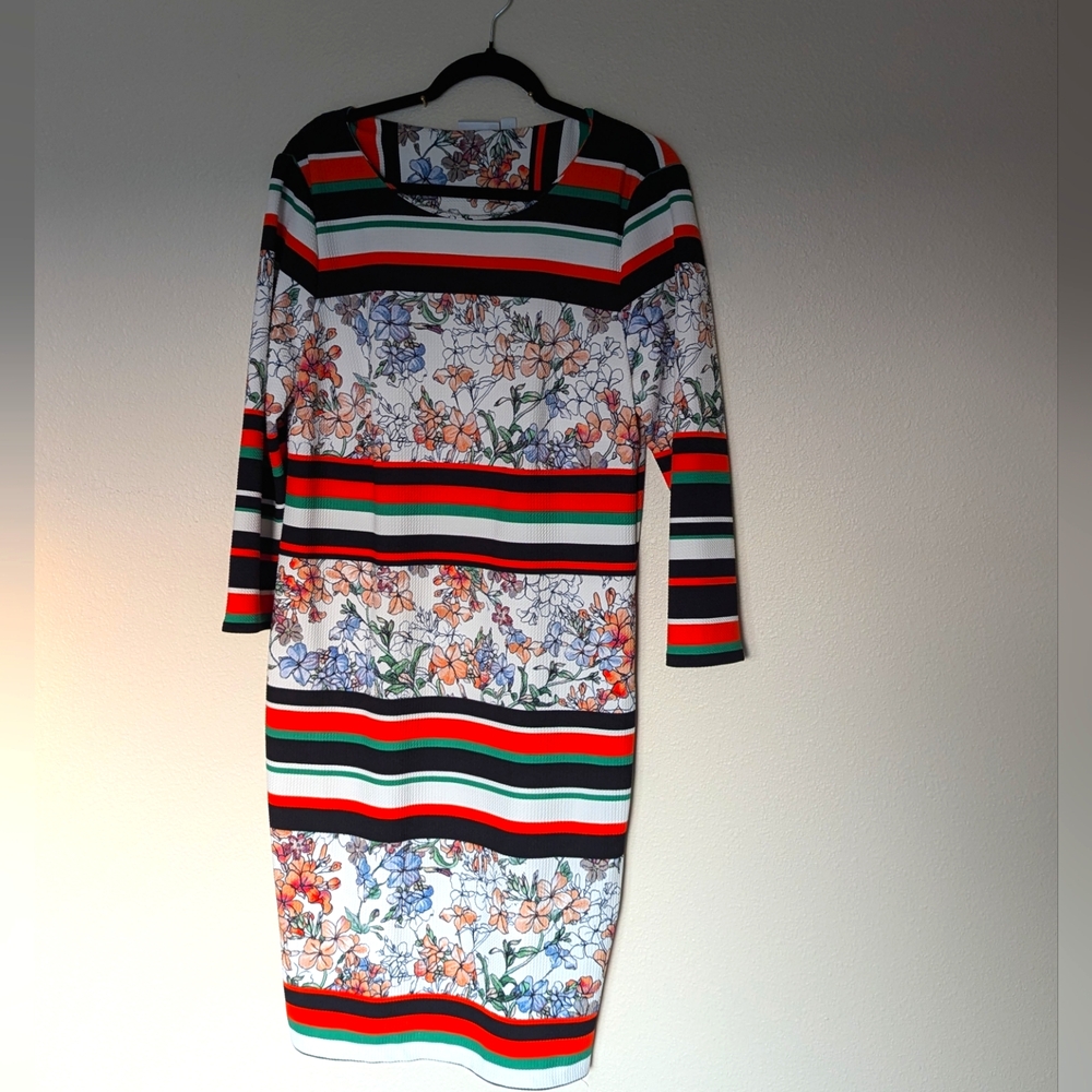 NWOT NY&C Colorful Midi Dress Size XL